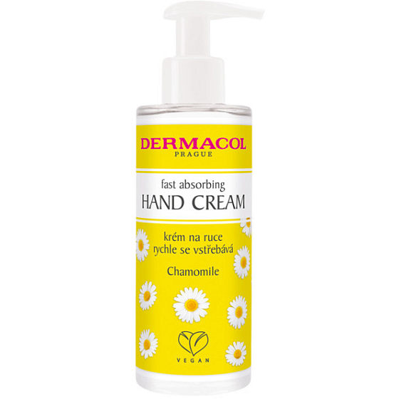 Dermacol Fast Absorbing Hand Cream Chamomile - Chamomile Hand and Nail Cream 150 ml