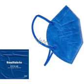 Healfabric Respirator oral protective 5-layer FFP2 face mask dark blue 1 piece