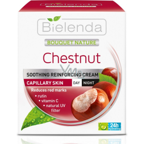 Bielenda Bouquet Nature Chestnut cream for dilated vessels with chestnut day / night 50 ml