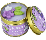Bomb Cosmetics Thank You - Thanks A Bunch fragrant natural, handmade candle in a tin can burns up to 35 hours