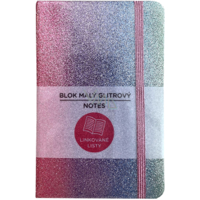 Albi Glitter pad Rainbow pink 14 x 9 cm