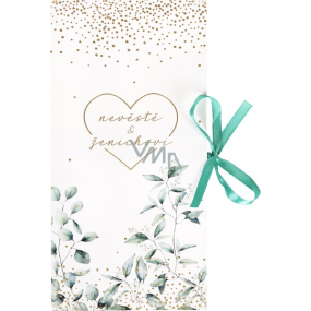 Albi Paper gift box Leaves - Wedding 23 x 11 x 0,7 cm