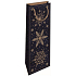 Nekupto Kraft gift bag for bottle 15 x 40 cm Christmas stars blue