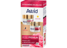 Astrid Rose Premium 65+ strengthening and remodelling day cream for very mature skin 50 ml + Rose Premium 65+ strengthening and remodelling night cream for very mature skin 50 ml, duopack