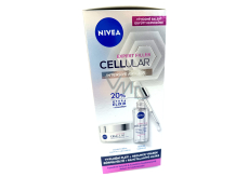 Nivea Cellular Expert Filler hyaluronic serum for all skin types 30 ml + OF15 anti-aging day cream 50 ml, duopack