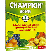 Fungicide Champion Biom 50WG product for plant protection, 2x10 g