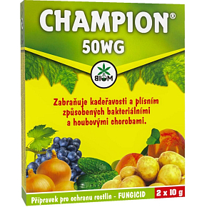Fungicide Champion Biom 50WG product for plant protection, 2x10 g