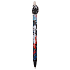 Colorino Rubberized pen Spiderman black spider, blue refill 0,5 mm