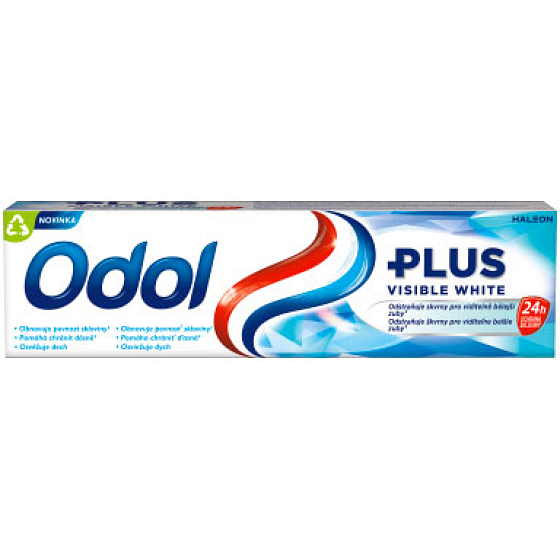 Odol Plus Visible White toothpaste with fluoride 75ml