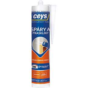 Ceys acrylic sealant for joints and cracks, white matte, 280 ml