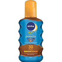 Nivea Sun Protect & bronze OF 30 tanning oil supporting tanning, 200 ml