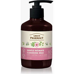 Green Pharmacy Gel for Intimate Hygiene with Oats and Cotton, 370 ml Green Pharmacy Gel for Intimate Hygiene with Oats and Cotton, 370 ml