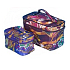 Cosmetic color case nylon small 11 x 17 x 10 cm 1 piece 50144