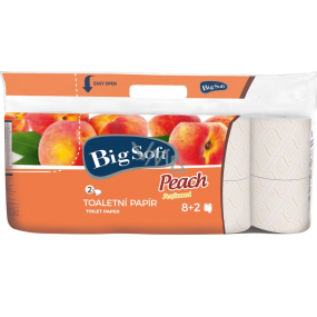 Big Soft Peach Peach Perfumed Toilet Paper 200 pieces 2 ply 10 rolls