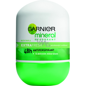 Garnier Mineral Extra Fresh 50 ml alcohol-free deodorant roll-on for women