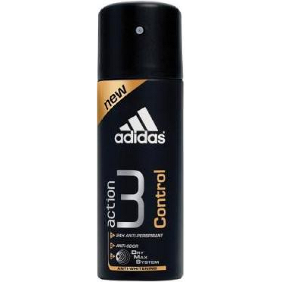 Adidas Action 3 Control antiperspirant deodorant spray for men 150 ml