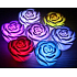 Max Electric Battery Candle Led Novelty Lamp in the shape of a flower changing colors 8 x 5.5 cm 1 piece