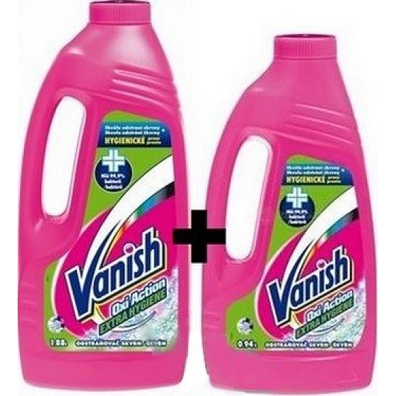 Vanish Oxi Action Extra Hygiene liquid stain remover 1.88 l + 0.94 l