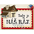 Nekupto Wooden sign with quotations small 17 x 10 cm 1 piece, 041
