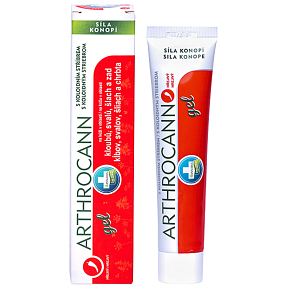 Annabis Arthrocann warming hemp gel with colloidal silver for joints, tendons, muscles, and back 75 ml