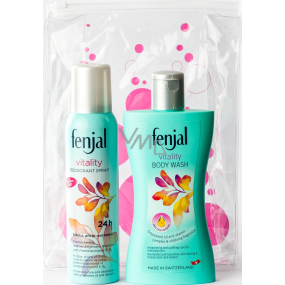 Fenjal Vitality shower cream 200 ml + deodorant spray for women 150 ml, cosmetic set