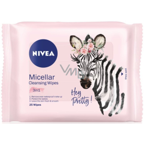 Nivea 3in1 Micellar cleansing skin wipes for all skin types 25 pieces