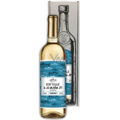 Bohemia Gifts Chardonnay Fishing wine Petrův zdar white gift wine 750 ml