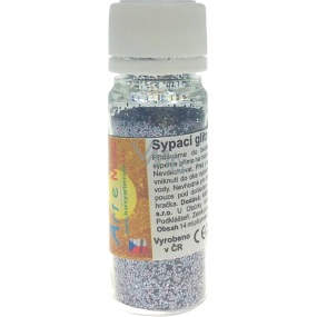 Art e Miss Sprinkler glitter for decorative use Gray-silver 14 ml