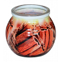 Admit Cinnamon decorative aromatic candle in glass 80 g