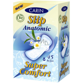 Carin Slip Anatomic Super Comfort Green Tea panty liners 45 pieces