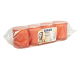 Madona Cemetery Candle without Lid Pressed Red, burns up to 15 hours, 4 x 55 g