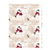Ditipo Gift wrapping paper 70 x 200 cm Christmas 100 x 70, 2 pieces, white-beige snowmen