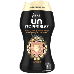Lenor Unstoppables Lavish washing machine fragrance beads give the laundry an intense fresh scent until the next wash 140 g