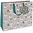 Nekupto Gift paper bag luxury 33 x 33 cm Christmas WLIL 1790