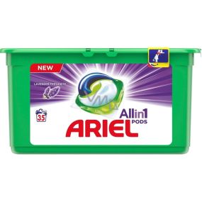 Ariel 3in1 Lavender Freshness gel capsules for washing clothes 35 pieces 945 g