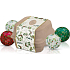 Baylis & Harding Mulberries, Mistletoe and Cranberry sparkling ballistic bath 4 x 120 g, cosmetic set