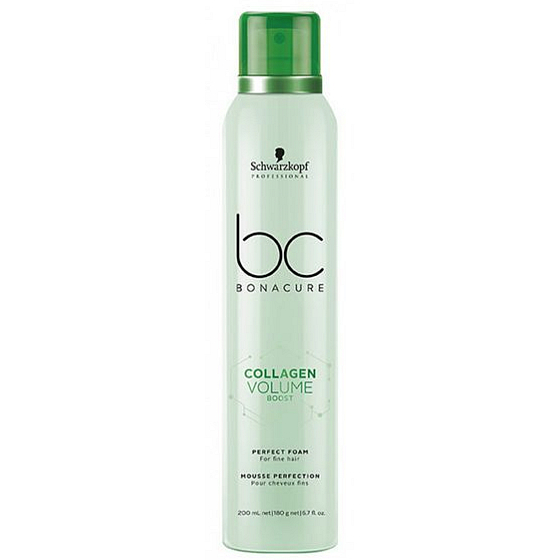 Schwarzkopf Professional BC Bonacure Collagen Volume Boost Perfect Foam foam for volume and protection of hair 200 ml