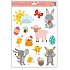 Window film without glue Merry Easter sheep 33,5 x 26 cm