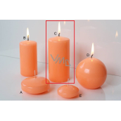 Lima Reflex phosphor orange candle cylinder 60 x 120 mm 1 piece