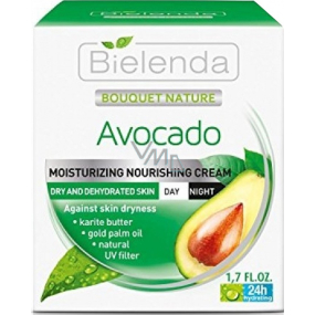 Bielenda Bouquet Nature Avocado moisturizing cream with avocado day / night 50 ml