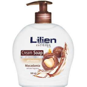 Lilien Exclusive Macadamia creamy liquid soap dispenser 500 ml