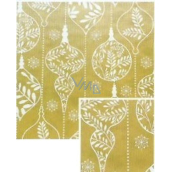 Nekupto Gift wrapping paper Christmas 70 x 200 cm Golden white flask