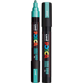 Posca Universal acrylic marker 1,8 - 2,5 mm Metallic green PC-5M