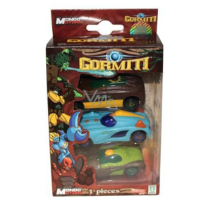 Gormiti Cartoon Cars 3 pieces different types, recommended age 4+