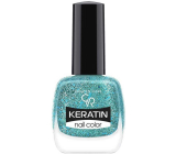 Golden Rose Keratin Nail Color Glitter nail polish 409 10,5 ml