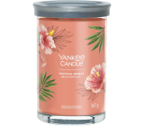 Yankee Candle Tropical Breeze - Tropical Breeze scented candle Signature Tumbler large glass 2 wicks 567 g