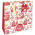 Nekupto Gift paper bag luxury 23 x 23 cm Christmas hat, mug, socks
