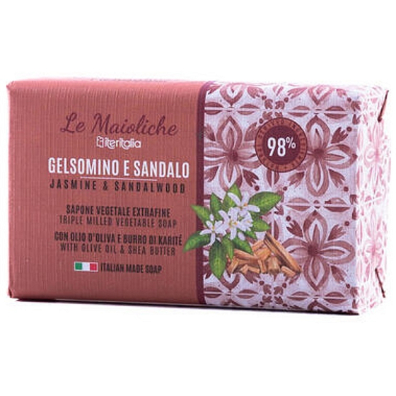 Iteritalia Jasmine and Sandalwood Vegetable Toilet Soap 175 g