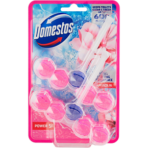 Domestos Power 5 Magnolia toilet block 2 x 50g