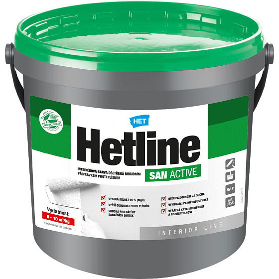 Het Hetline San Active antifungal paint, 1.5 kg